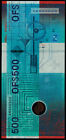 Durasafe Hybrid Test Note Orell F  ssli Switzerland  500 Years  Intaglio Specimen