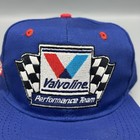 Vintage Valvoline Mark Martin Nascar Hat Cap Snap Back Blue Spell Out New 90s