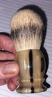 Silvertip Badger Shaving Brush With Genuine Horn Handle  new  - Free Shipping