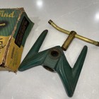 Vintage Whirl-wind Green Cast Iron And Brass Rotary Lawn Sprinkler And Box