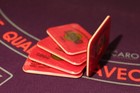 X1 1000 Plate Aviation Club De France Burgundy   Grasset Casino Poker Chips
