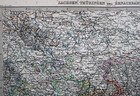 Stielers Hand Atlas  World Map Plate Page No 14 Central Germany 1888