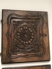 19th Cent Pair French Country Carved Architectural Cupboard Doors