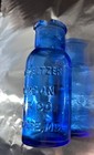 Antique Cobalt Blue Bromo Seltzer Emerson Drug Co Baltimore Md Medicine Bottle