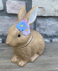Celebrate It - Brown Easter Rabbit Bunny Cookie Jar Candy Jar
