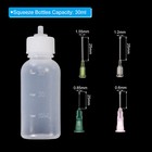 6pc 30ml Clear Precision Applicator Bottle  12pcs Needle Tip  Squeeze Bottles