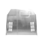 Catalytic Converter Protection Shield Aluminum Fits 2009-2024 F-150 Gloss Silver