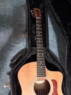 Taylor 114cc Acoustic Electric Guitar With Hard Case Black Used Condition