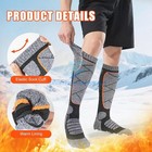 Electric Heated Socks Foot Winter Warm Hunting Sock Rechargeable 4400mah Battery