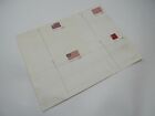 Usps Ux317-36 20c Usa 4 Flags Sheet Continental Colors F  fine  Postal Card