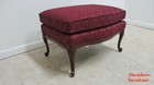 Hickory White French Country Carved Living Room  Foot Stool Ottoman A