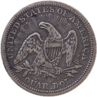 Quarter Love Token Man W  Mustache Holding Baby Child Train Station Park Bench