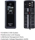Cyberpower Cp1350avrlcd Intelligent Lcd Ups With Extra 2 Batteries