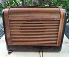 Vintage Philco 46-350 Am Roll Top Tube Radio Nice  Tested Works Antique