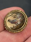 Antique Estate 14k Solid Yellow Gold Victorian Pheasant Brooch  Cool Piece  6 2g