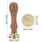 Alphabet M Wax Seal Stamp Initial Letter Sealing Wax Stamp Classic Retro