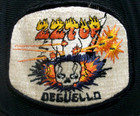 Original 1980 Zz Top  deguello  Tour Hat  Black  Mesh-back  Embroidered Patch