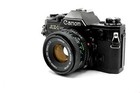 Black Canon Ae1 Ae-1   50mm F 1 8 Or 2 0 Lens Manual Camera Kit - Rare Beauty
