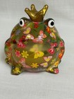 Pomme Pidou Freddy The Frog W  Crown  Large 7    Green Money Box Froggy Bank