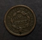 1848 Braided Hair Large Cent Obverse Scratches Reverse Damage   Lot 1230