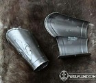 Medieval Steel Plate Armor Pair Of Arm Bracers Set Knight Hand Protection Yz167