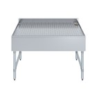 Amgood 18 In  X 48 In  Stainless Steel Underbar Drainboard 