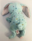 Ty Beanie Bellies Bluford Bunny Blue Confetti Polka Dots 6  Plush Easter 2022