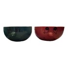 Vintage 4pc Livingware Collection Dolce Vita Funny 3d Face Ceramic Bowls