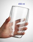 Drinking Glasses Crystal Whiskey Tumbler Tea Coffee Cups Lead Free Set Of 2