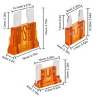 300pcs Automotive Fuse Kit Micro Mini Standard Blade Fuses 2a-40a With Puller
