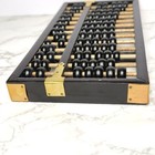 Vintage Abacus Lotus-flower Brand China 13 Rows 91 Beads Counting Wood Bamboo