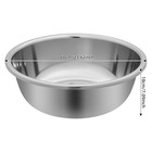 4pcs Extra Large Stainless Steel Mixing Bowls Commercial Base Bowl 23 6 7in