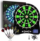 Electronic Dart Board 13 Inch Illuminated Segments Light Based Games Electric   