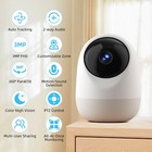 2k 360  pan-tilt Indoor Security Camera With 5 2 4ghz Wifi 2-way Audio 2pack
