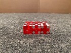 Lot Of 6 Dice Drilled From Trump Taj Mahal Casino Vintage K5-1
