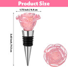 1 Pcs Rose Wine Stopper Reusable Cork Rose Wine Savers For Gifts Wines And Bever