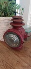 Vintage 1907 Dietz Champion Steel Lamp Kerosene Lantern Clear Lens Antique Ny