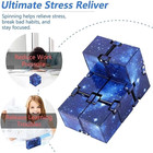 Infinity Cube Fidget Toy Adhd Anxiety Relief Finger Puzzle Antistress Toy Gift