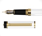 Dryden Designs Fountain Pen  Medium Nib Premium Box   6 Ink Cartridges Includ   
