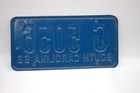 South Carolina 1966 Licensen Plate G 5056