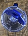 Rare Dunkin Stainless Steel Tumbler 40 Oz Metallic Blue 2024