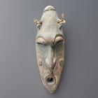 Vintage Papua New Guinea 22    Wood Carved Middle Sepik Canoe Shield Mask