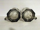 Vintage Libbey 1 Liter Glass Sport Beer Mug Pair 34oz Heavy Tankard Stein Set 2
