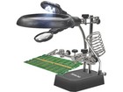 Techni-pro Tnp100197ea - Magnifier W auxiliary Clip On Pcb Soldering Iron Stand 