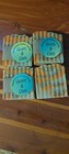 Dead End Chaos Farms Striped Orange Beige Goat Milk Oats Body Bar Soap