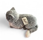 Vintage 1986 Avanti Applause Plush Gray Tabby Cat Realistic Lifelike Kitty