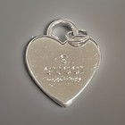 Button Gucci Silver Heart  Button 21mm