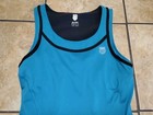 K-swiss Tennis Pickleball Dress Blue W  Black Piping Size Small S