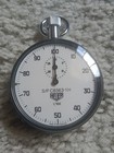 Vintage Heuer Stopwatch   Model S p C6563-1h Free Shipping In The Usa-excellent