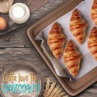 13-inch Golden Cookie Sheet Baking Tray  Non-stick Coated Layer Surface
